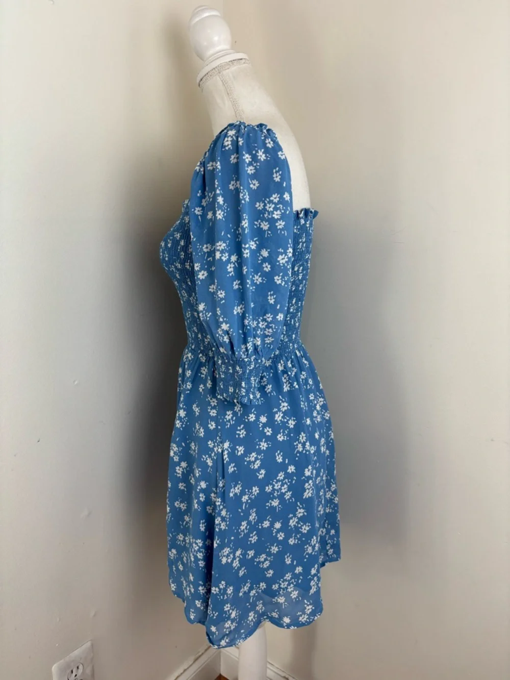 Reformation Elle Dress in Lassen Blue Size 6 NWOT - Picture 3 of 9